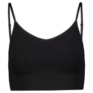BRABAR Soft Cami Bra Top Black LG (36-38 A-DDD)
